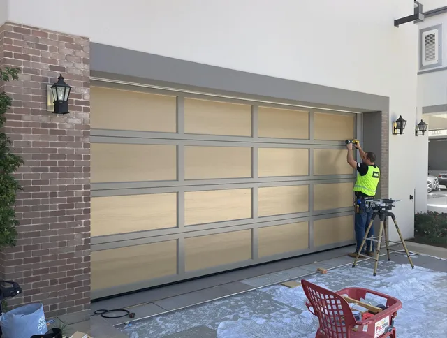 Garage door replacement service by Aurora Garage Door Repair in Aurora