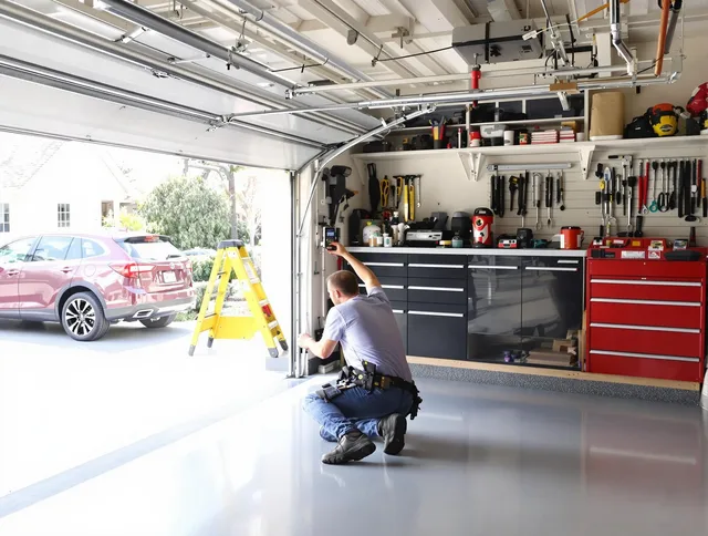 Local garage door repair service by Aurora Garage Door Repair in Aurora